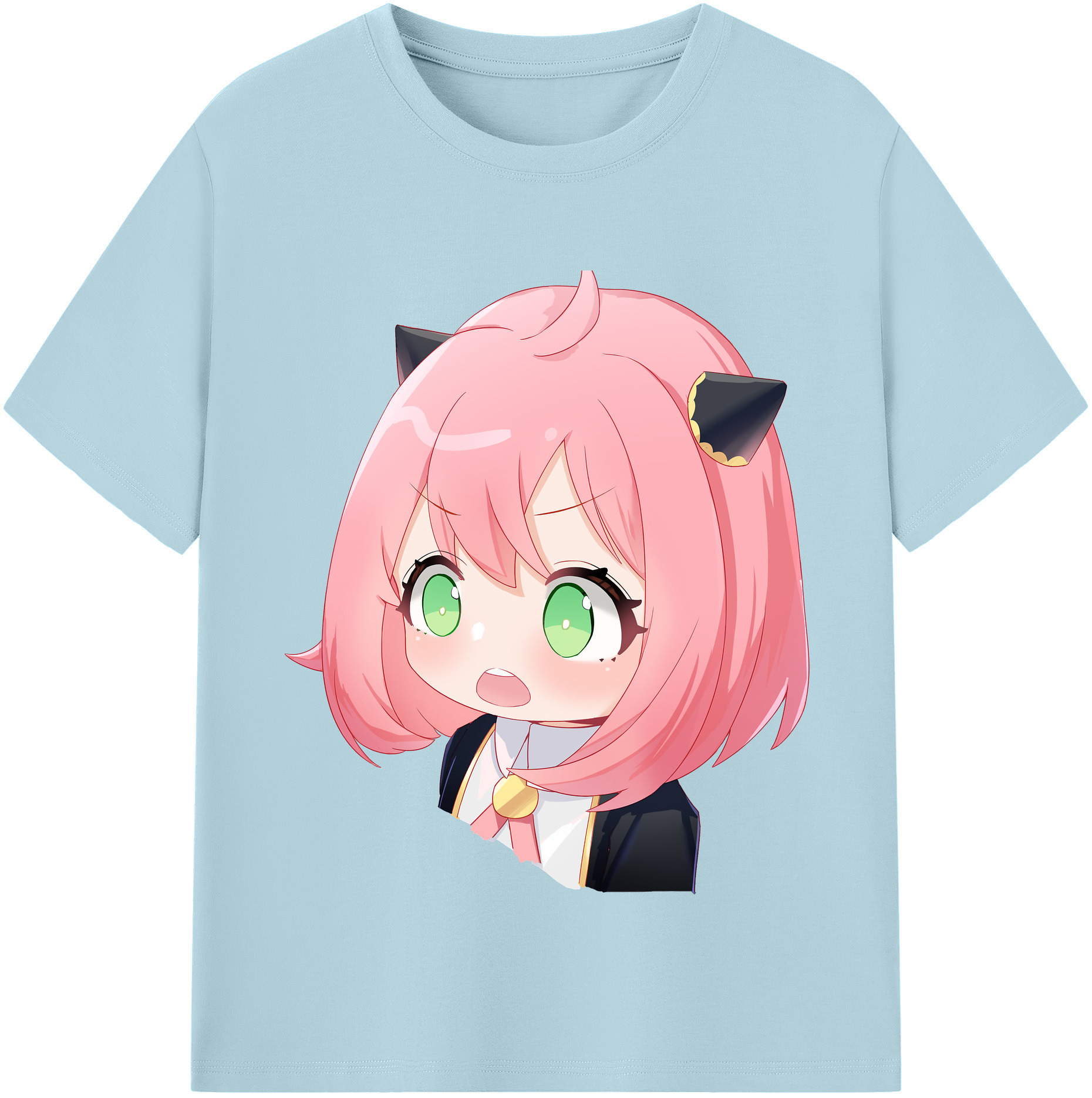 （画像用） SPY×FAMILY间谍家家酒 綿100％半袖Tシャツ（フロントプリント）